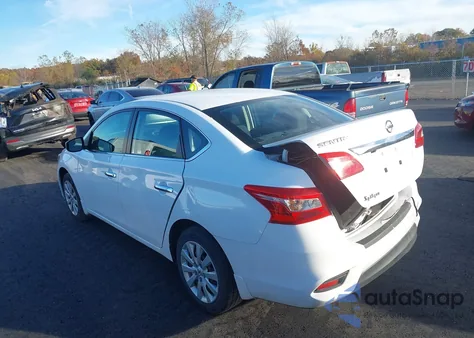 2019 Nissan Sentra S из США, поврежденный, VIN 3N1AB7AP9KY402856